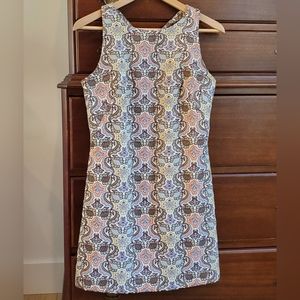 Zara Trafaluc Floral Jacquard Mini Dress